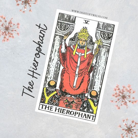 The Hierophant (V) Upright – Truly Teach Me Tarot