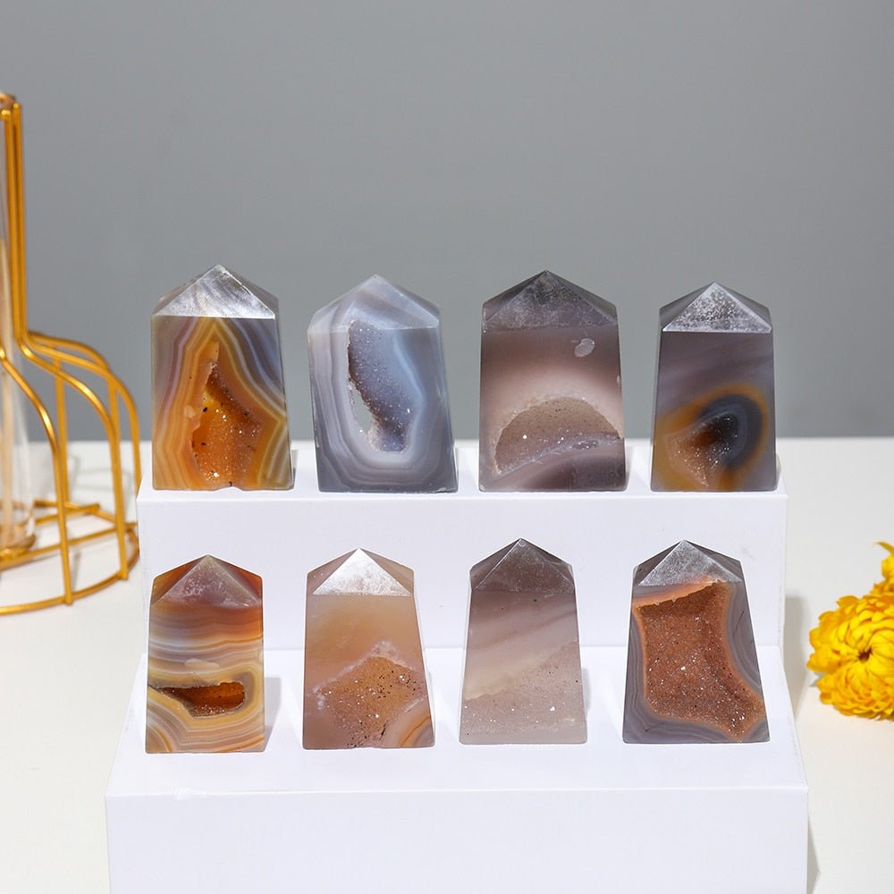 Druzy Agate deals Crystal Tower