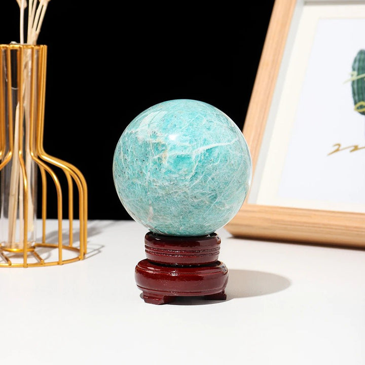 Amazonite Spheres – Harmony, Communication & Calm Energy - Light Of Twelve