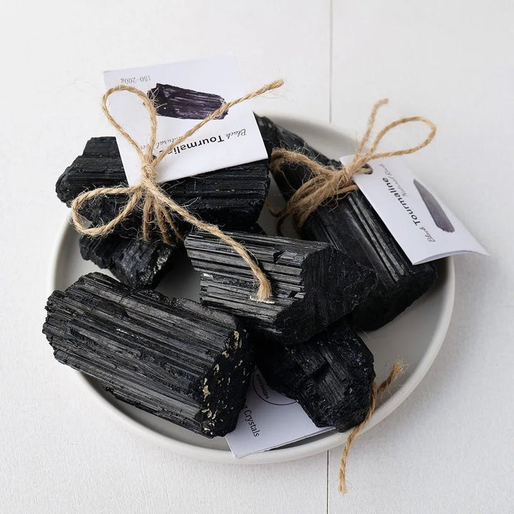 Black Tourmaline Specimens – Grounding, Protection & Energy Shielding - Light Of Twelve