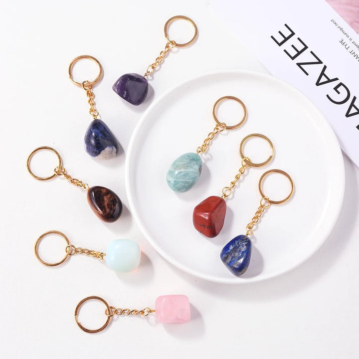 Crystal Gemstone Keychains – Stylish, Healing Energy On - the - Go - Light Of Twelve