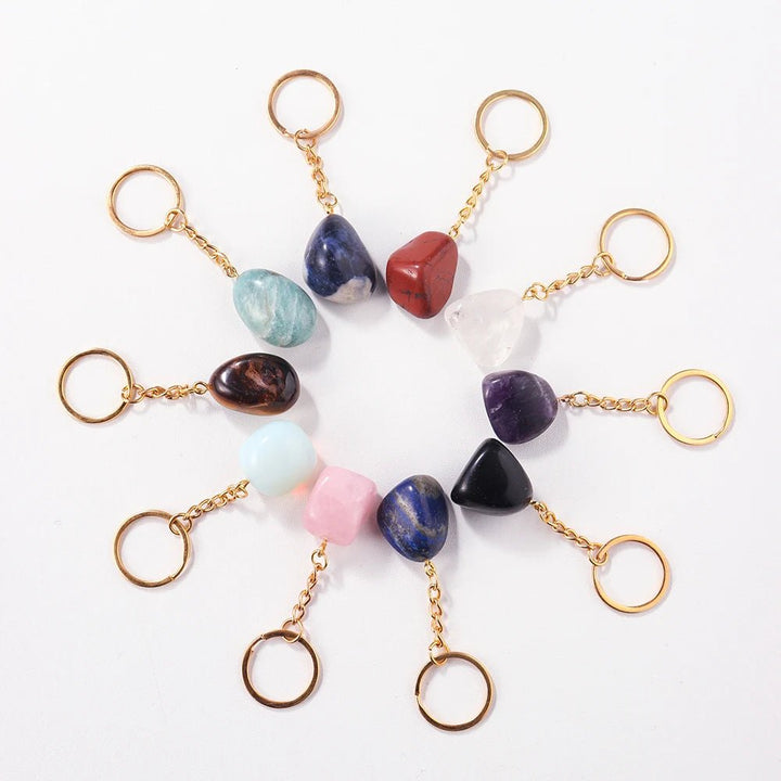 Crystal Gemstone Keychains – Stylish, Healing Energy On - the - Go - Light Of Twelve