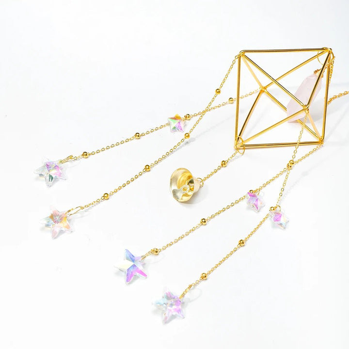 Geometric Crystal Suncatchers – Radiance, Elegance, and Energy Amplification - Light Of Twelve