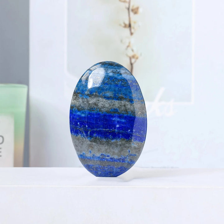 Lapis Lazuli Palm Stones – Wisdom, Inner Truth & Communication - Light Of Twelve