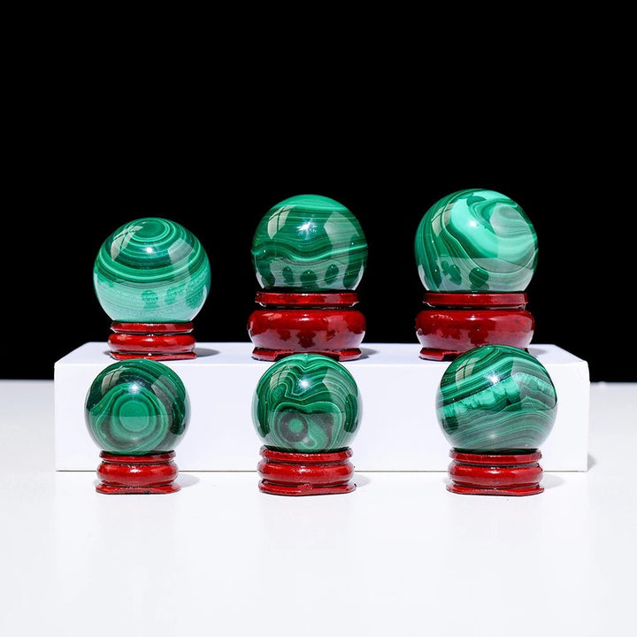 Malachite Spheres – Transformation, Protection & Healing Energy - Light Of Twelve