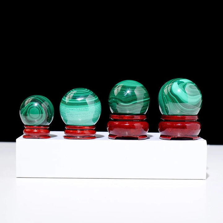 Malachite Spheres – Transformation, Protection & Healing Energy - Light Of Twelve