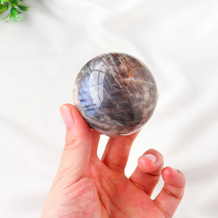 Moonstone Spheres – Calming, Grounding & Intuitive Energy - Light Of Twelve