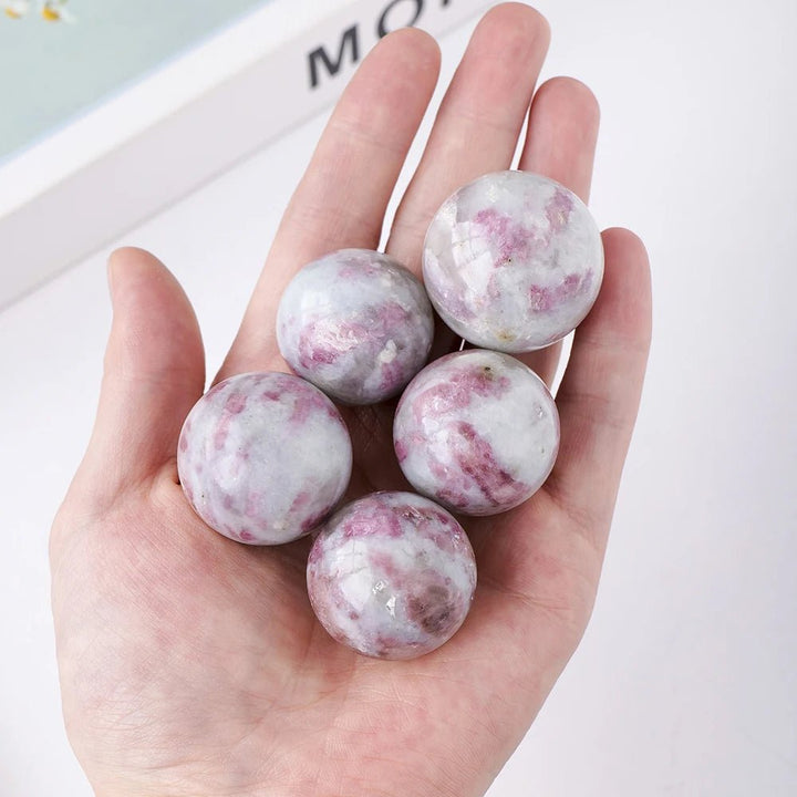 Plum Tourmaline Spheres – Love, Protection & Emotional Healing - Light Of Twelve