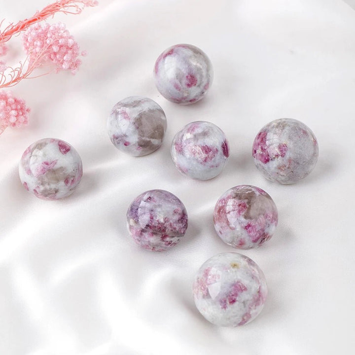 Plum Tourmaline Spheres – Love, Protection & Emotional Healing - Light Of Twelve