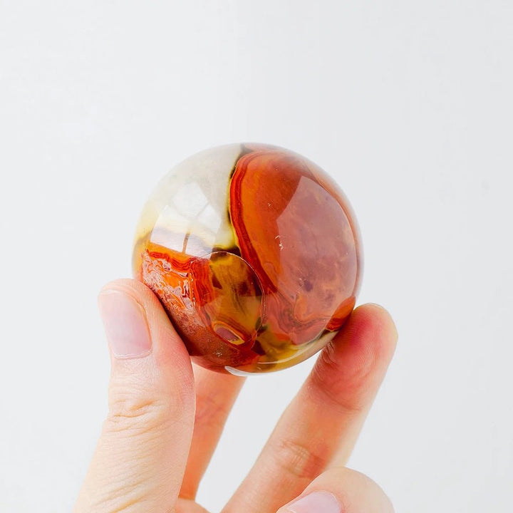 Polychrome Jasper Spheres - Ground Yourself in Creativity, Balance, and Vitality - Light Of Twelve