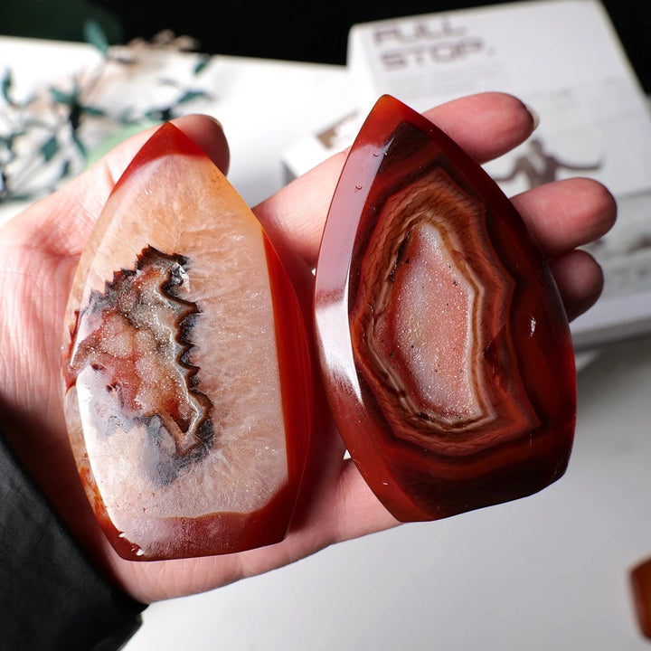 Red Agate Flames – Grounding, Creativity, and Emotional Healing - Light Of Twelve