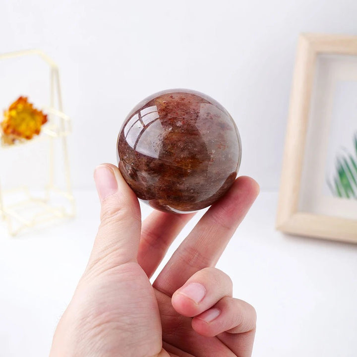 Red Lepidolite Spheres – Passion, Emotional Healing & Confidence - Light Of Twelve