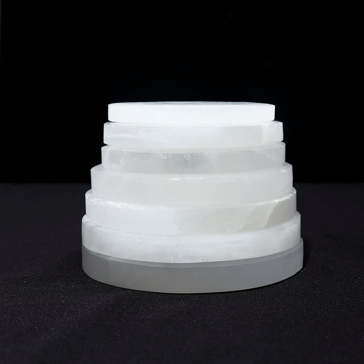 Selenite Plates – Cleansing, Protection & Spiritual Clarity - Light Of Twelve