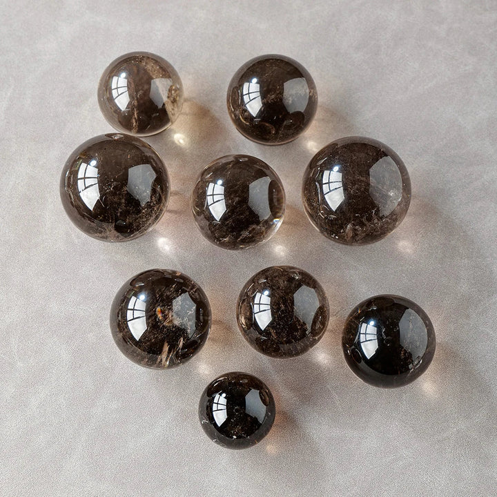 Smokey Quartz Crystal Balls – Grounding, Protection, and Emotional Clarity - Light Of Twelve