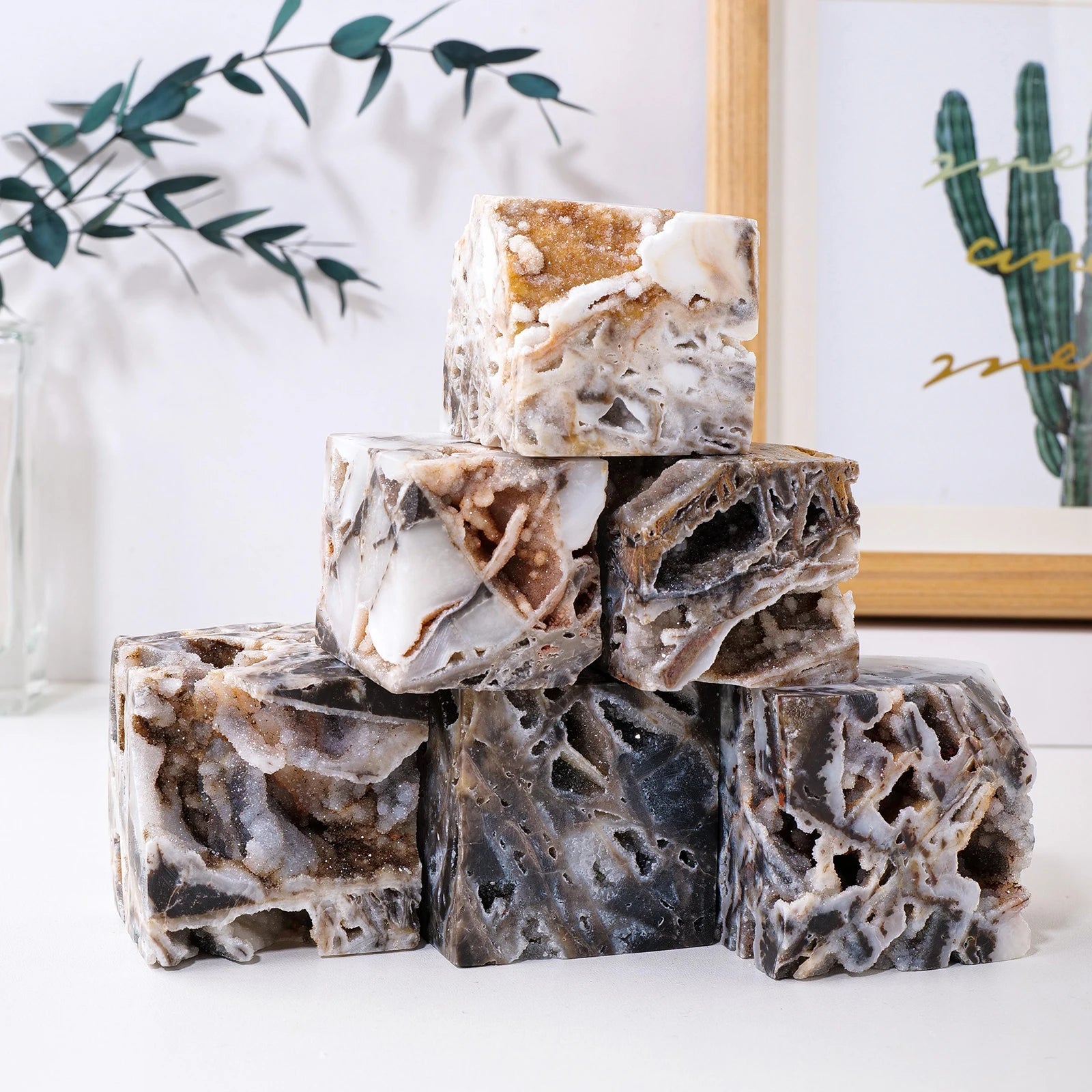 Natural Rocks Spring Cubes Sphalerite Cubes - Natural Brilliance & Grounding Energy – Light Of Twelve