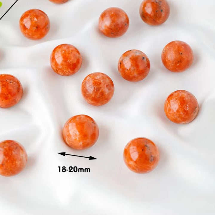 Sunstone Spheres - Embrace Joy, Vitality, and Positive Energy with Radiant Warmth - Light Of Twelve