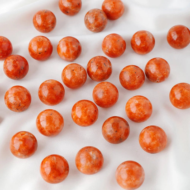 Sunstone Spheres - Embrace Joy, Vitality, and Positive Energy with Radiant Warmth - Light Of Twelve