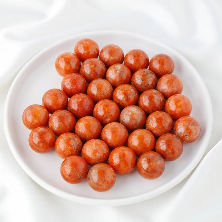 Sunstone Spheres - Embrace Joy, Vitality, and Positive Energy with Radiant Warmth - Light Of Twelve