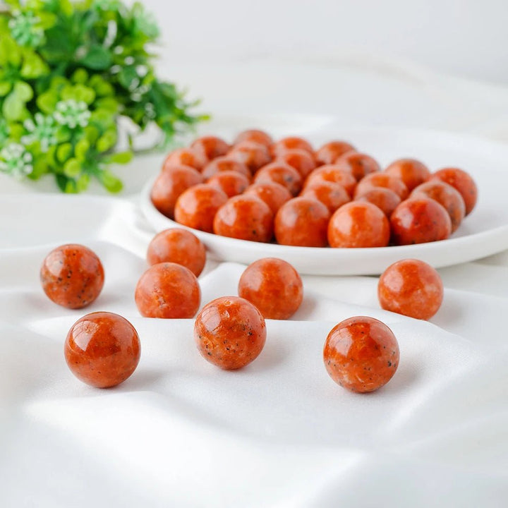 Sunstone Spheres - Embrace Joy, Vitality, and Positive Energy with Radiant Warmth - Light Of Twelve