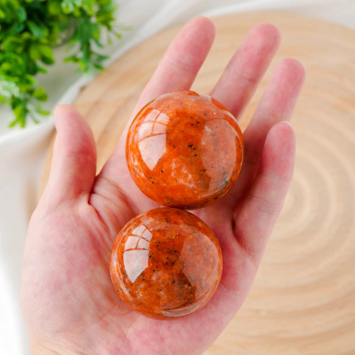 Sunstone Spheres – Radiate Joy, Vitality & Positive Energy - Light Of Twelve