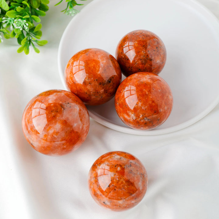 Sunstone Spheres – Radiate Joy, Vitality & Positive Energy - Light Of Twelve