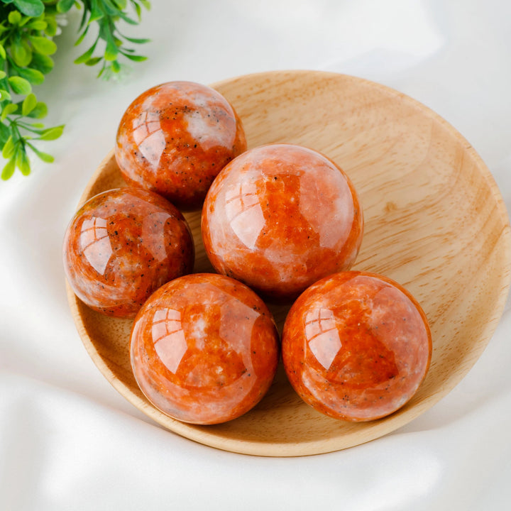 Sunstone Spheres – Radiate Joy, Vitality & Positive Energy - Light Of Twelve