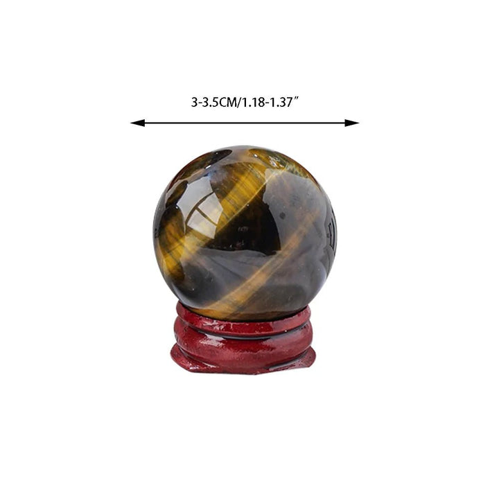 Tiger’s Eye Spheres - Channel Strength, Protection, and Confidence with Bold Energy - Light Of Twelve