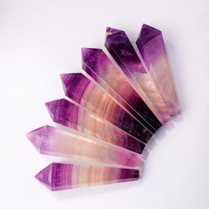 Watermelon Fluorite Wand - Channel Clarity and Transformation with Elegant Energy - Light Of Twelve