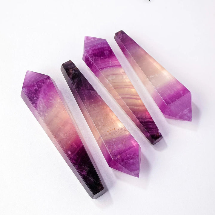 Watermelon Fluorite Wand - Channel Clarity and Transformation with Elegant Energy - Light Of Twelve