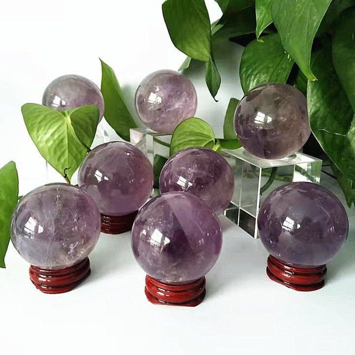 Amethyst Crystal Sphere - Light Of Twelve