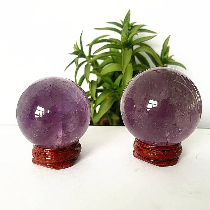 Amethyst Crystal Sphere - Light Of Twelve