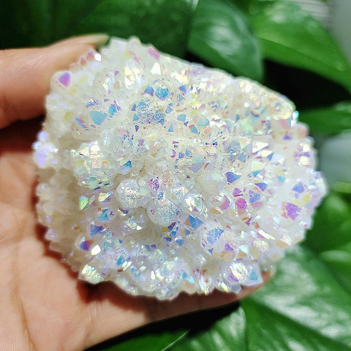 Aura White Crystal Clusters - Light Of Twelve