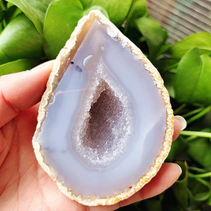 Banded Agate Druzy Geode - Light Of Twelve