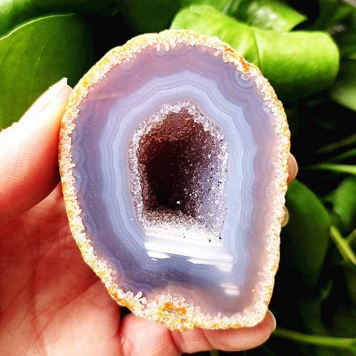 Banded Agate Druzy Geode - Light Of Twelve