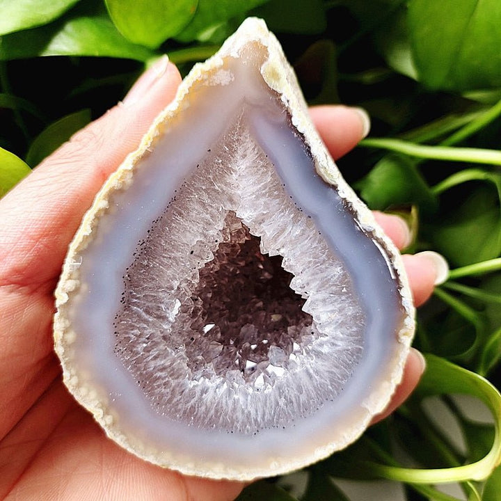 Banded Agate Druzy Geode - Light Of Twelve