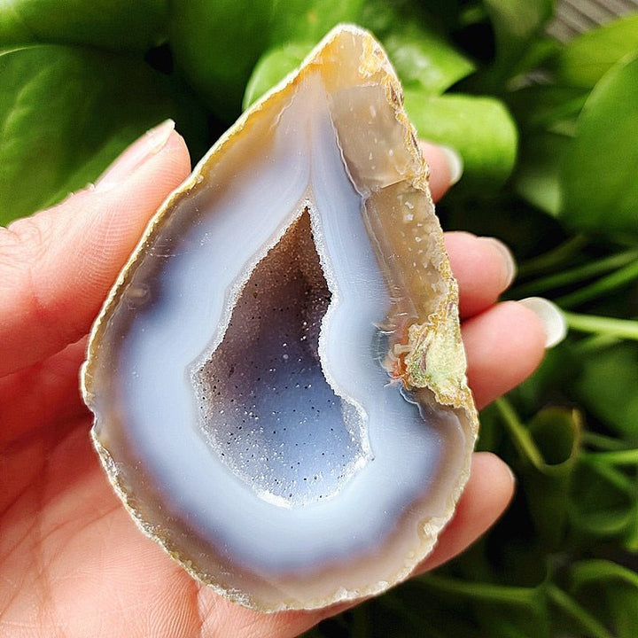 Banded Agate Druzy Geode - Light Of Twelve