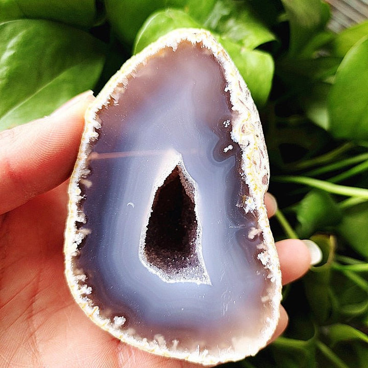 Banded Agate Druzy Geode - Light Of Twelve