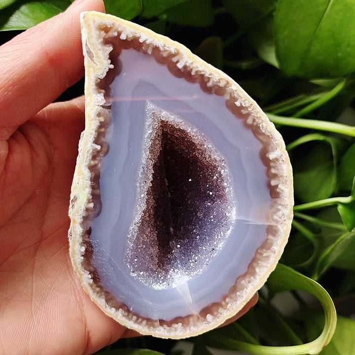 Banded Agate Druzy Geode - Light Of Twelve