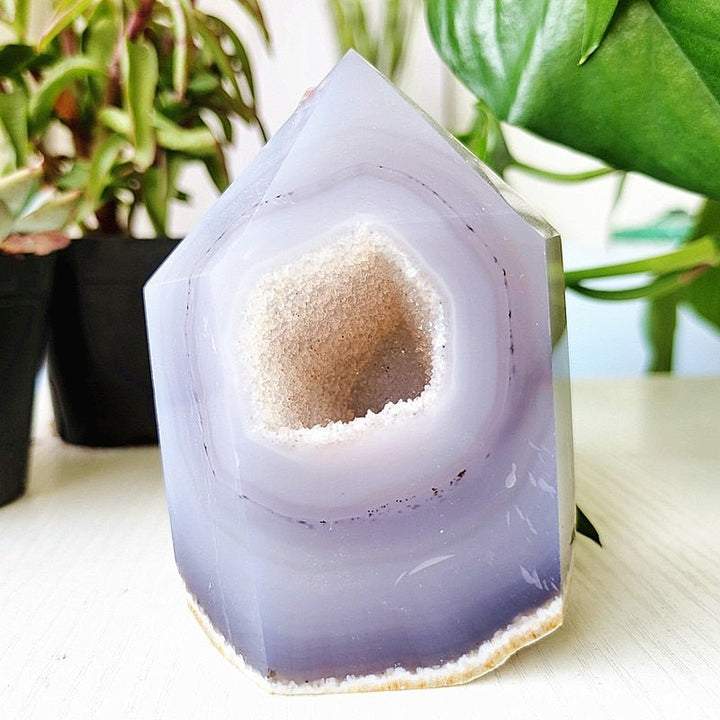 Banded Agate Geode Towers - Light Of Twelve