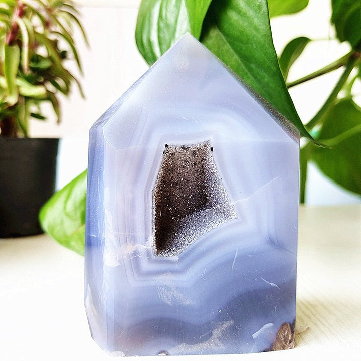 Banded Agate Geode Towers - Light Of Twelve