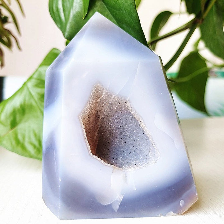 Banded Agate Geode Towers - Light Of Twelve