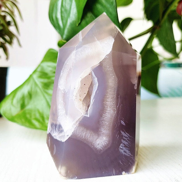 Banded Agate Geode Towers - Light Of Twelve
