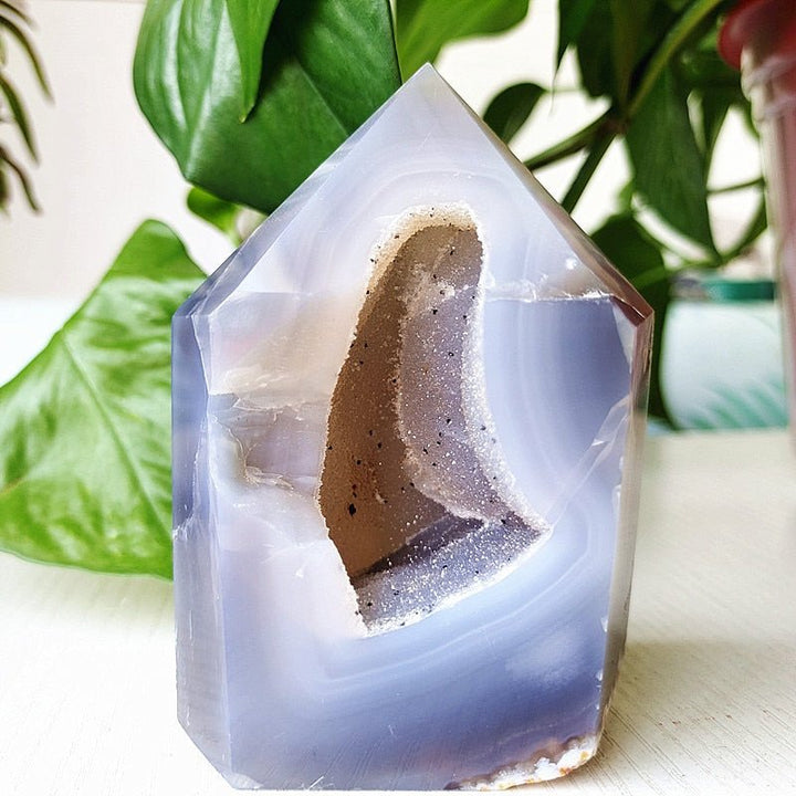 Banded Agate Geode Towers - Light Of Twelve