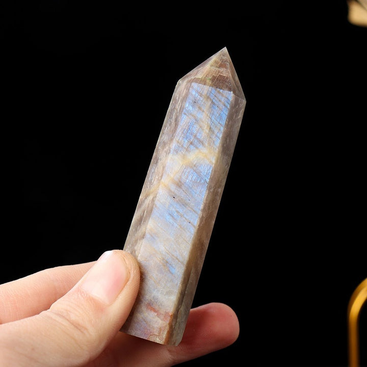 Blue Moonstone Crystal Points - Light Of Twelve