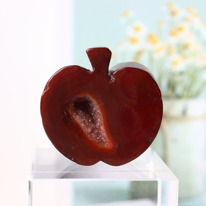 Carnelian Agate Apple: A Token of Energy & Creativity - Light Of Twelve