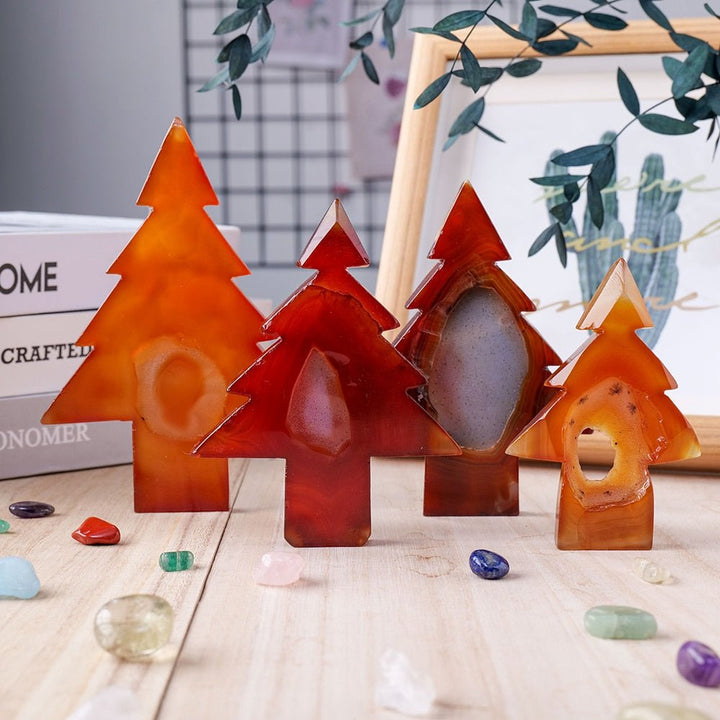 Carnelian Agate Trees: Vibrant Energy Sources for Your Space - Light Of Twelve
