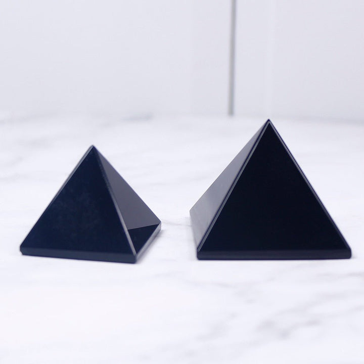 Charming Mini Obsidian Pyramids for Grounding & Spiritual Growth - Light Of Twelve