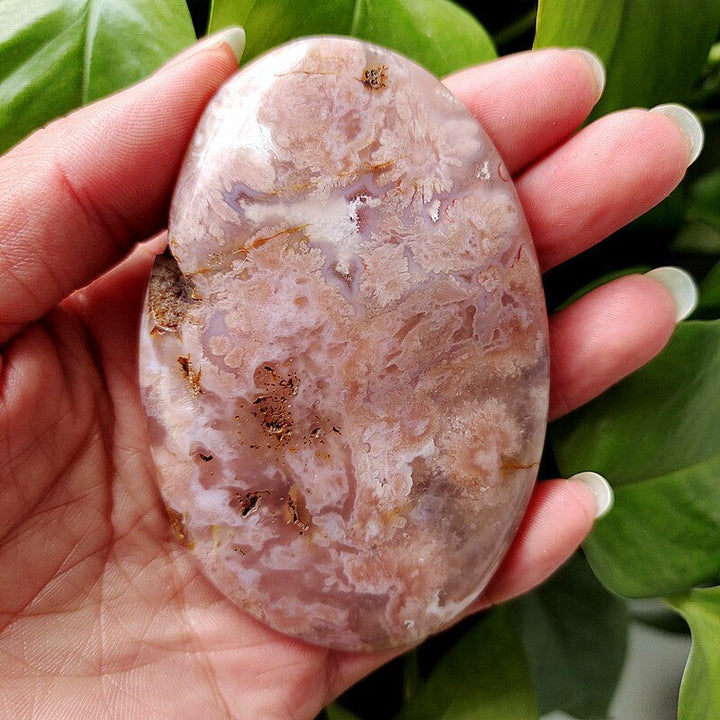 Cherry Blossom Agate Palm Stones - Light Of Twelve