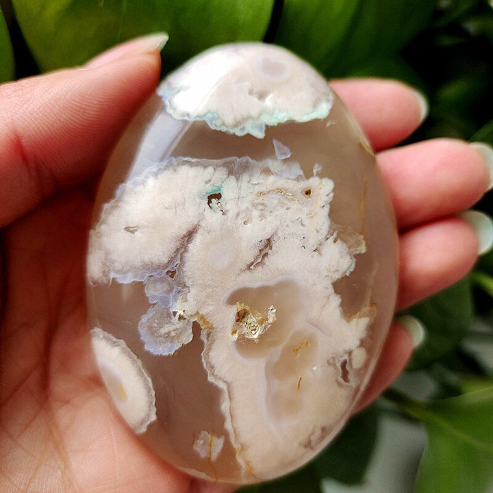 Cherry Blossom Agate Palm Stones - Light Of Twelve