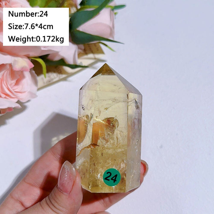 Citrine Crystal Point – Abundance, Prosperity & Manifestation - Light Of Twelve